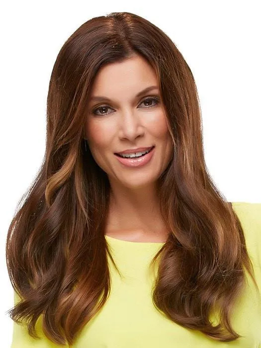 18" Top Form Exclusive Colors | Remy Human Hair Topper (Full Mono)