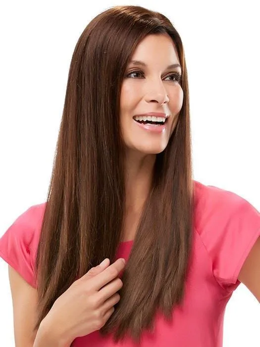 18" Top Form Exclusive Colors | Remy Human Hair Topper (Full Mono)