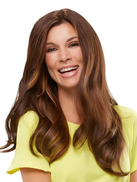 18" Top Form Exclusive Colors | Remy Human Hair Topper (Full Mono)