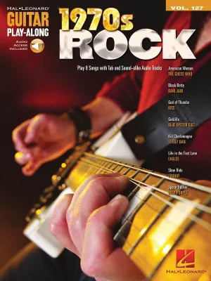 1970S ROCK GUITAR PLAYALONG V127 BK/OLA