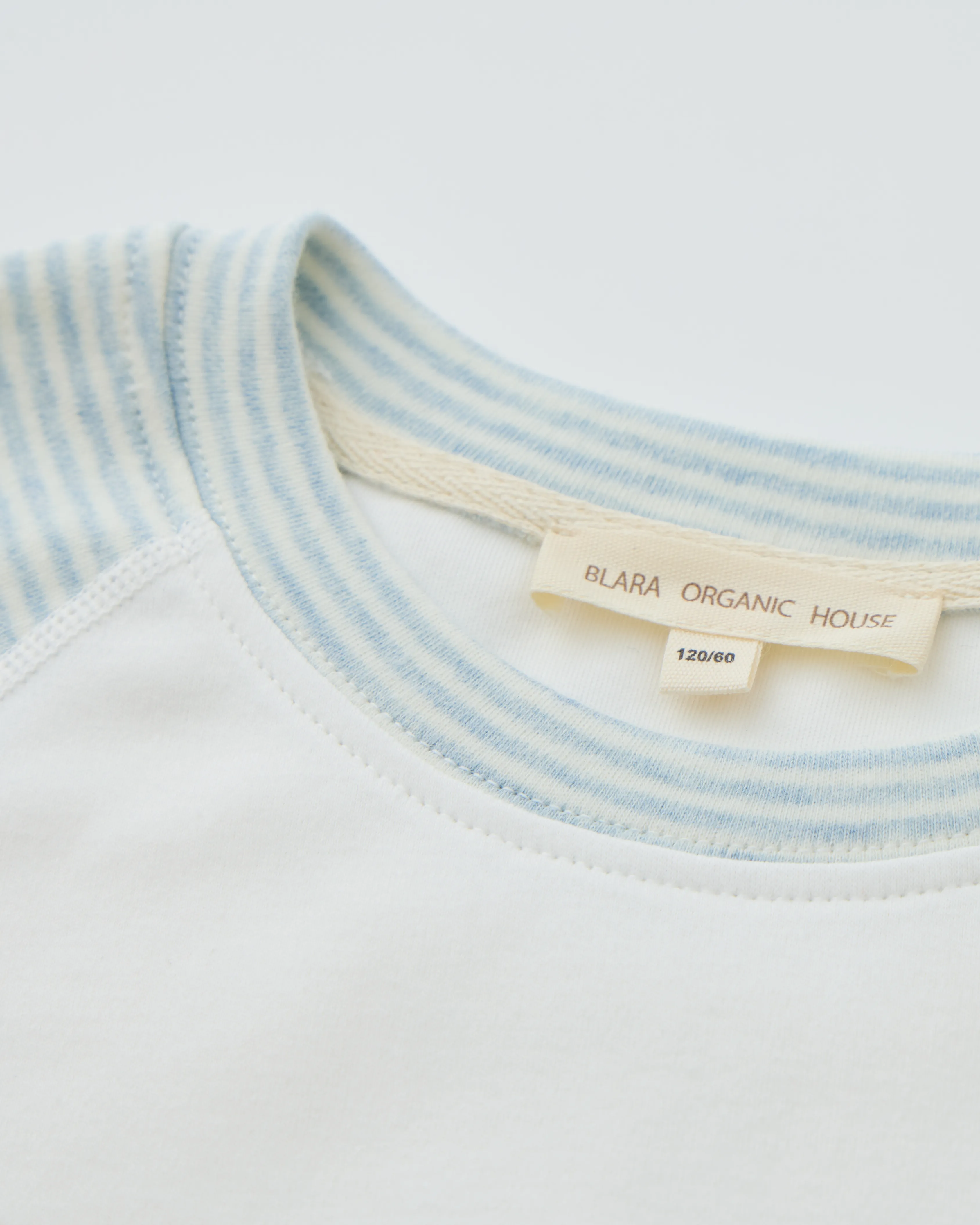 2-pcs Round-neck Pajama Set - Blue Bear