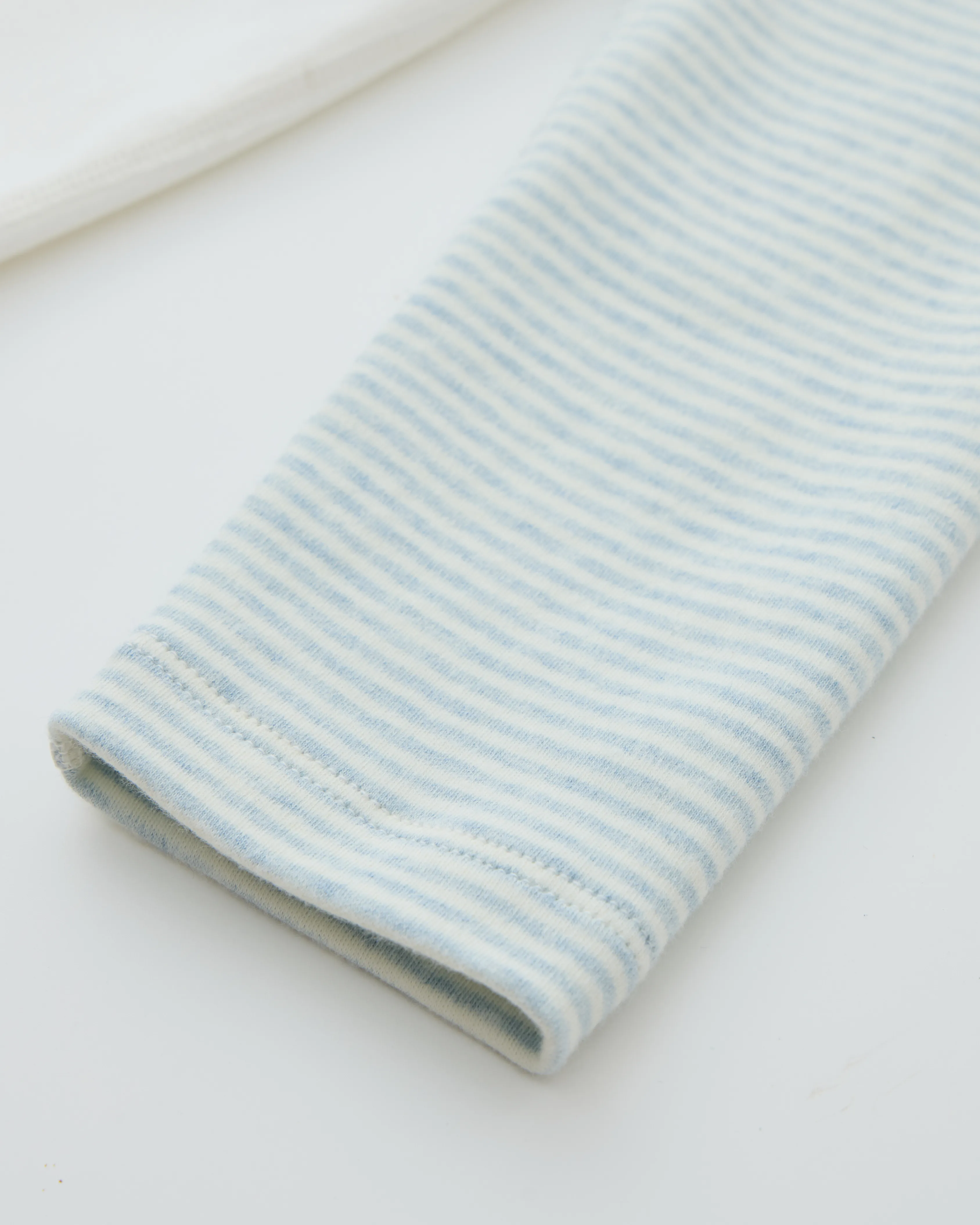 2-pcs Round-neck Pajama Set - Blue Bear