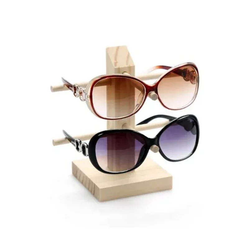 2~6 Layers Wood Sunglass Display Rack Shelf Glalsses Storage Eyeglasses Show Stand Jewelry Holder Multi Pairs Glasses Showcases