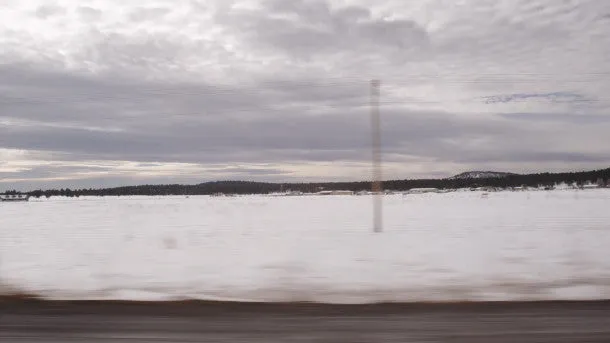 2nd Unit 4K Plates: Snowy Hwy 1 (Passenger-Side)