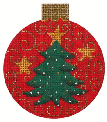 4335-Christmas Tree w/ Ball Top