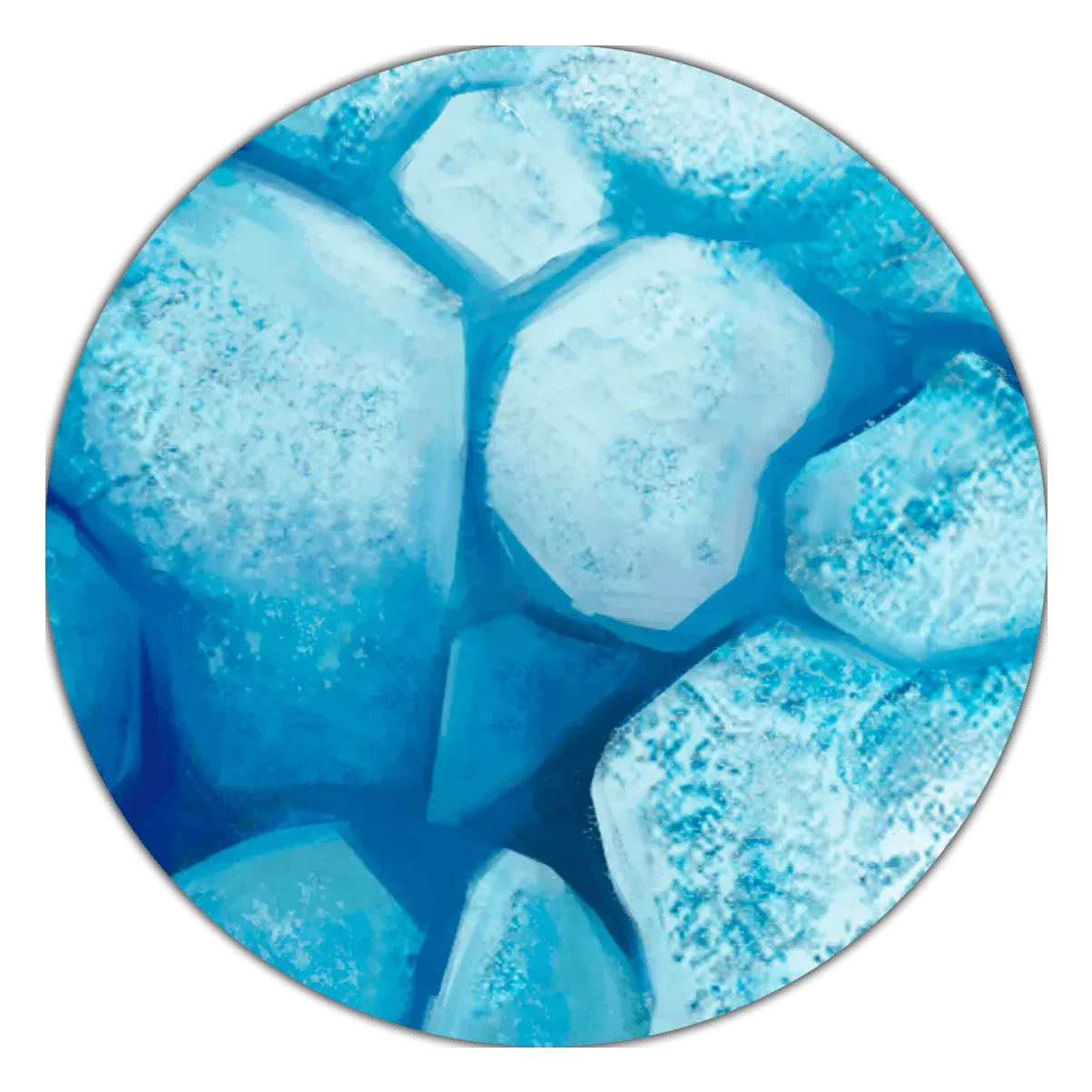 6x4 Game Mat - Ice Floe / Frozen Tundra