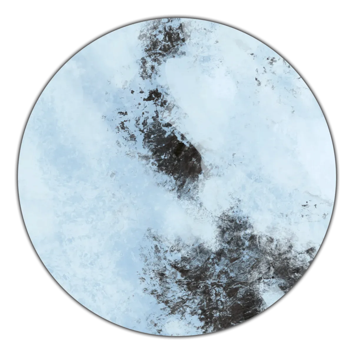 6x4 Game Mat - Ice Floe / Frozen Tundra