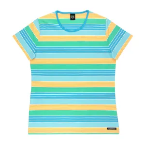 Adult's Multi Stripe Short Sleeve Shirt in Florida