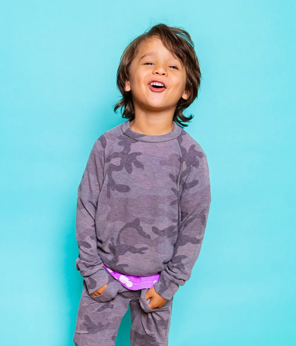 Alfie Top | Camo | Grey