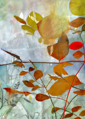 Ambit Original Watercolor/Guache Painting by Nancy Tobin - Large Landscape