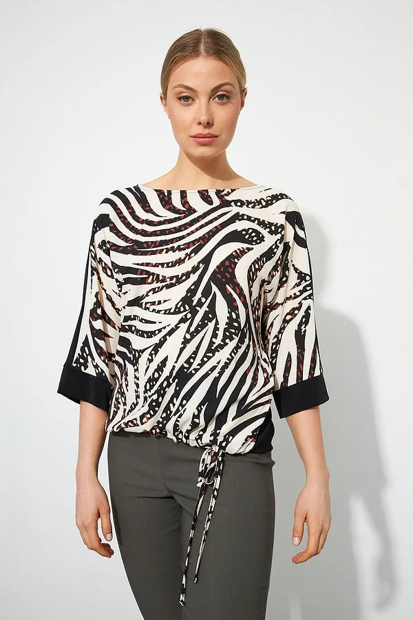 Animal Print Top Style 223100