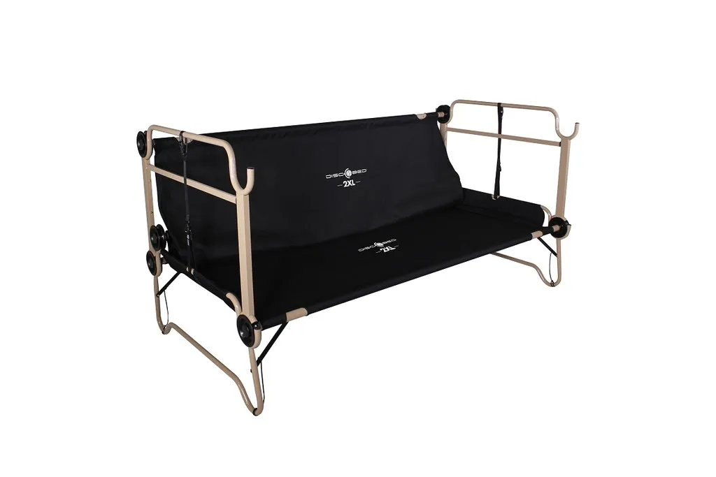 Anthracite Grey Disc-O-Bed 2XL (Adult Kid O Bunk) camping bunk beds & couch for adults