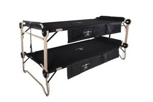 Anthracite Grey Disc-O-Bed 2XL (Adult Kid O Bunk) camping bunk beds & couch for adults