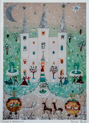 Art Print in a Tube | Snow Ball | Lucy Loveheart