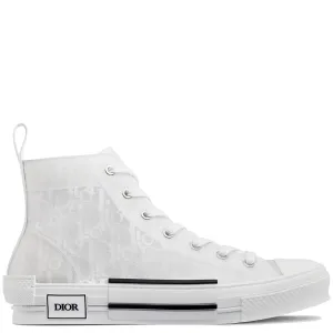 B23 High-Top Sneaker Dior Oblique Canvas in Weiß
