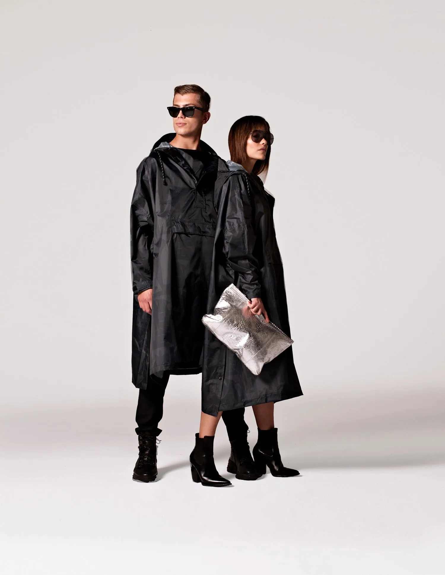 Back To Black - Rain Poncho