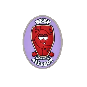 Beef Allergy Charm