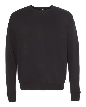 BELLA   CANVAS Drop Shoulder Unisex Sponge Fleece Crewneck Black