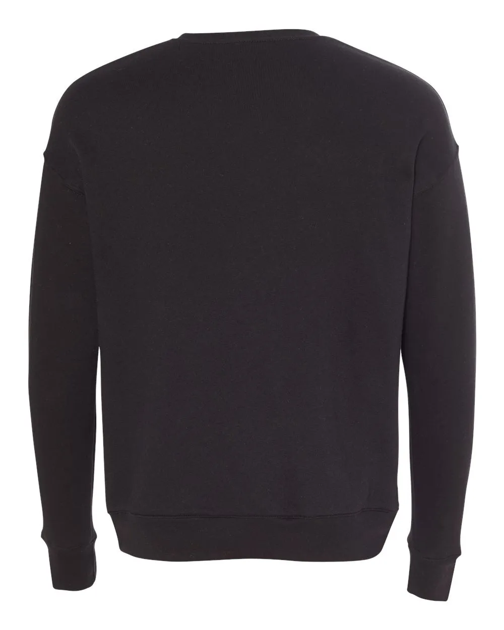 BELLA   CANVAS Drop Shoulder Unisex Sponge Fleece Crewneck Black