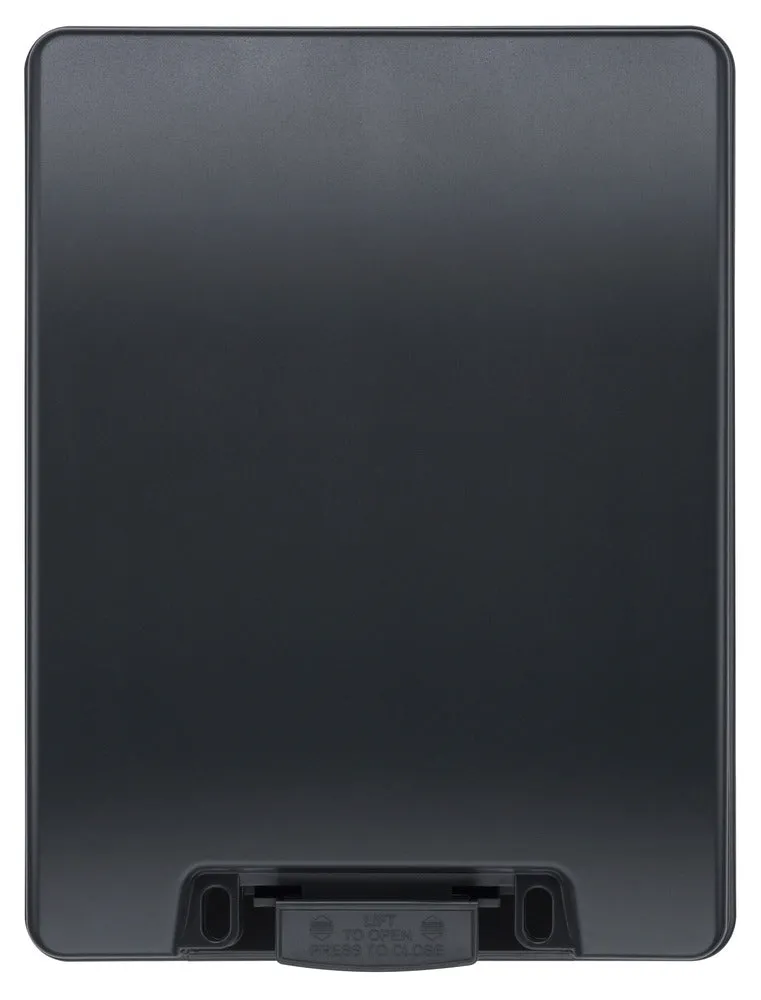 BG CP5MPS1G 5 Module IP66 Weatherproof Grey Plastic EV Charger Circuit Protection with 100A Main Switch, 40A B Curve MCB & Type 2 SPD