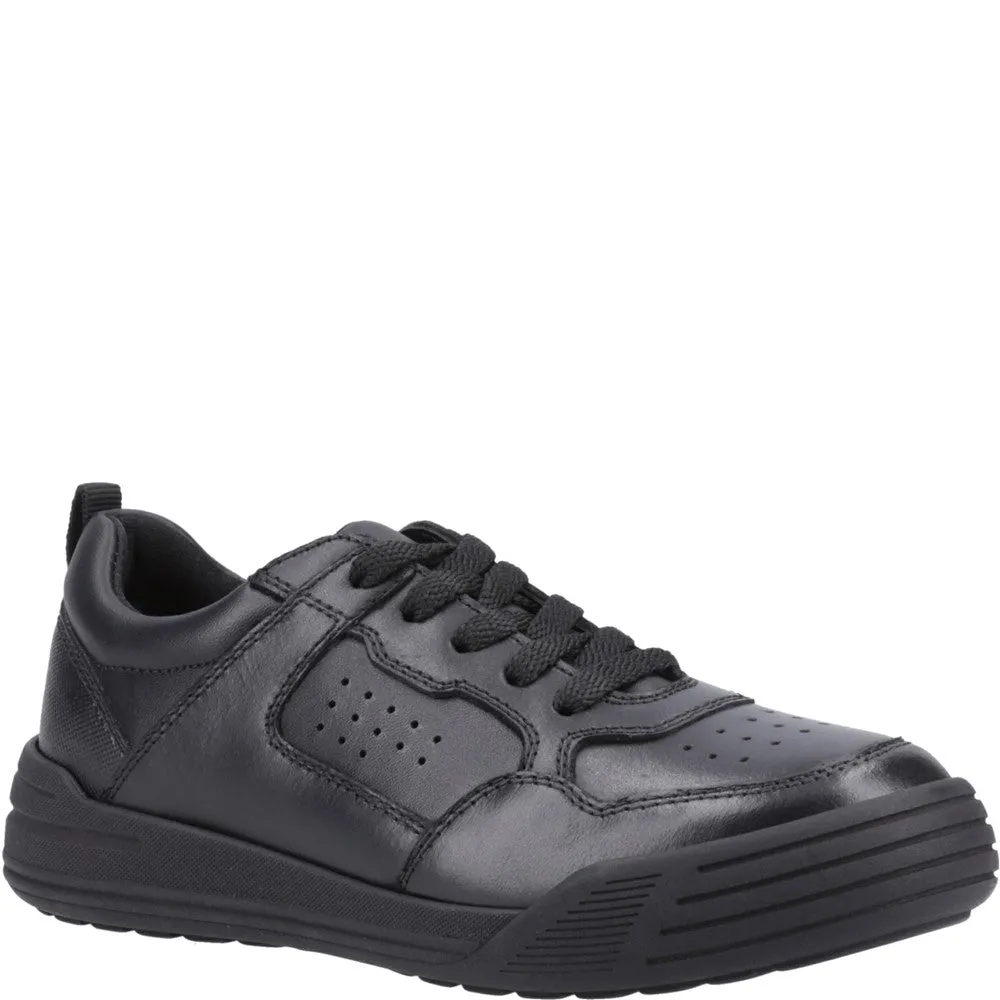 Black Shane Junior School Shoes
