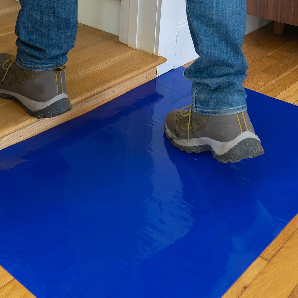 Blue Dust & Dirt Stopper Sticky Mats 24" x 36"