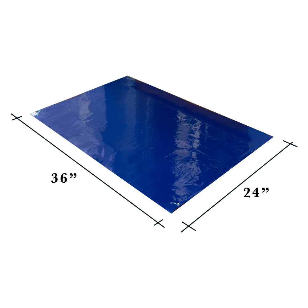 Blue Dust & Dirt Stopper Sticky Mats 24" x 36"