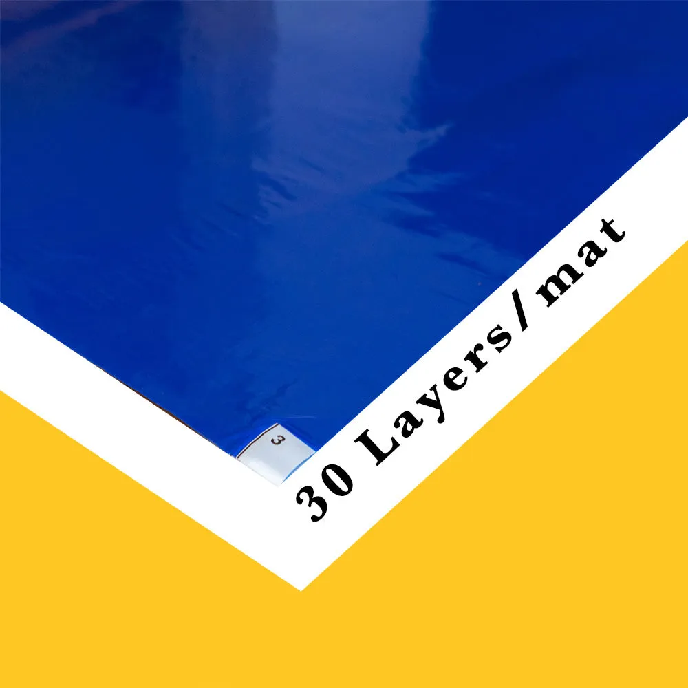 Blue Dust & Dirt Stopper Sticky Mats 24" x 36"