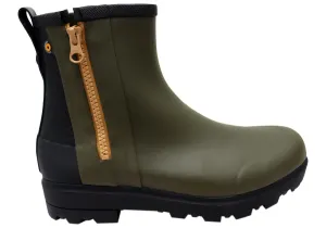 Bogs Womens Comfortable Holly Rain Zip Womens Casual Waterproof Boots