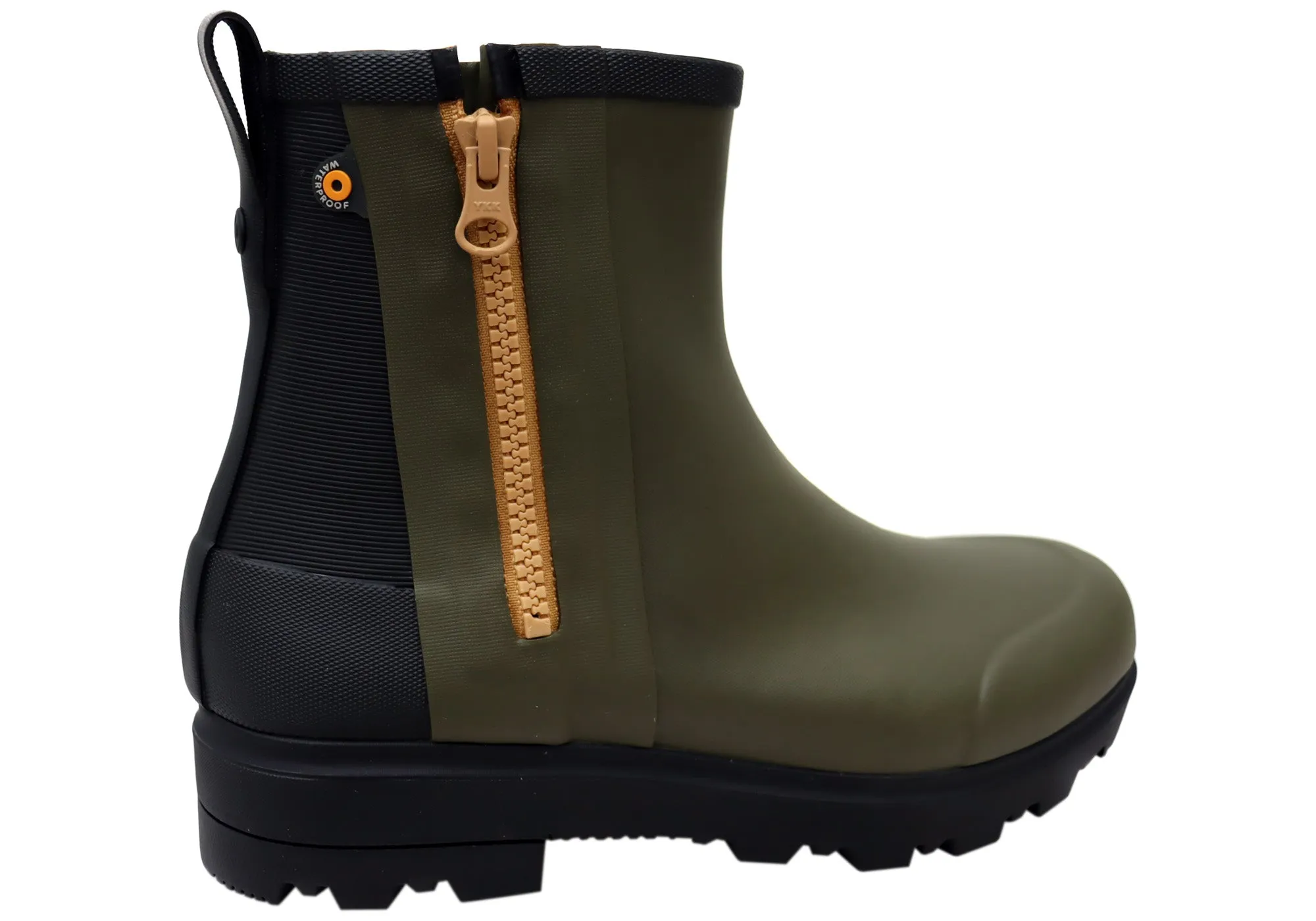 Bogs Womens Comfortable Holly Rain Zip Womens Casual Waterproof Boots