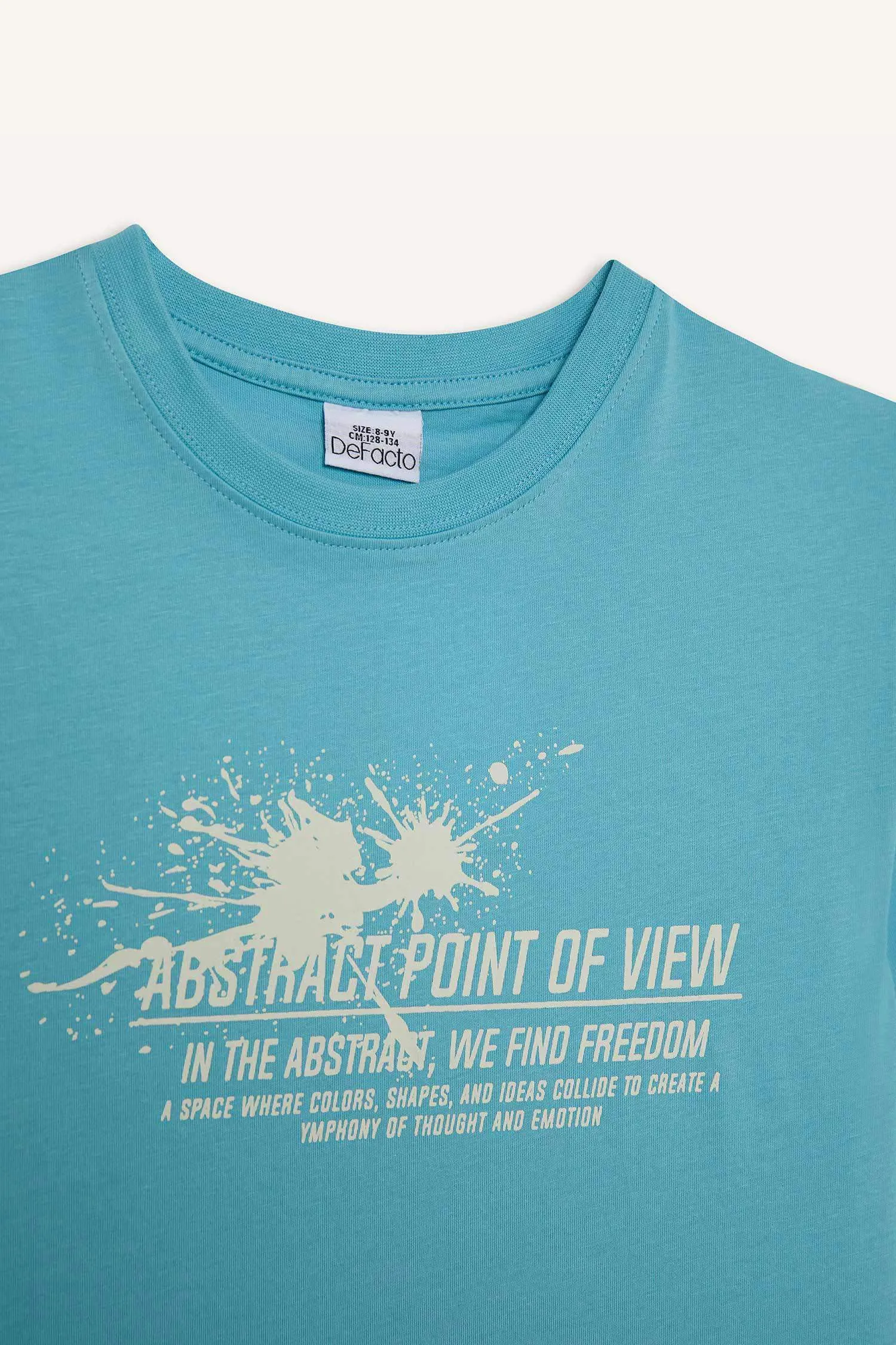 Boy Crew Neck Printed Short Sleeve T-Shirt