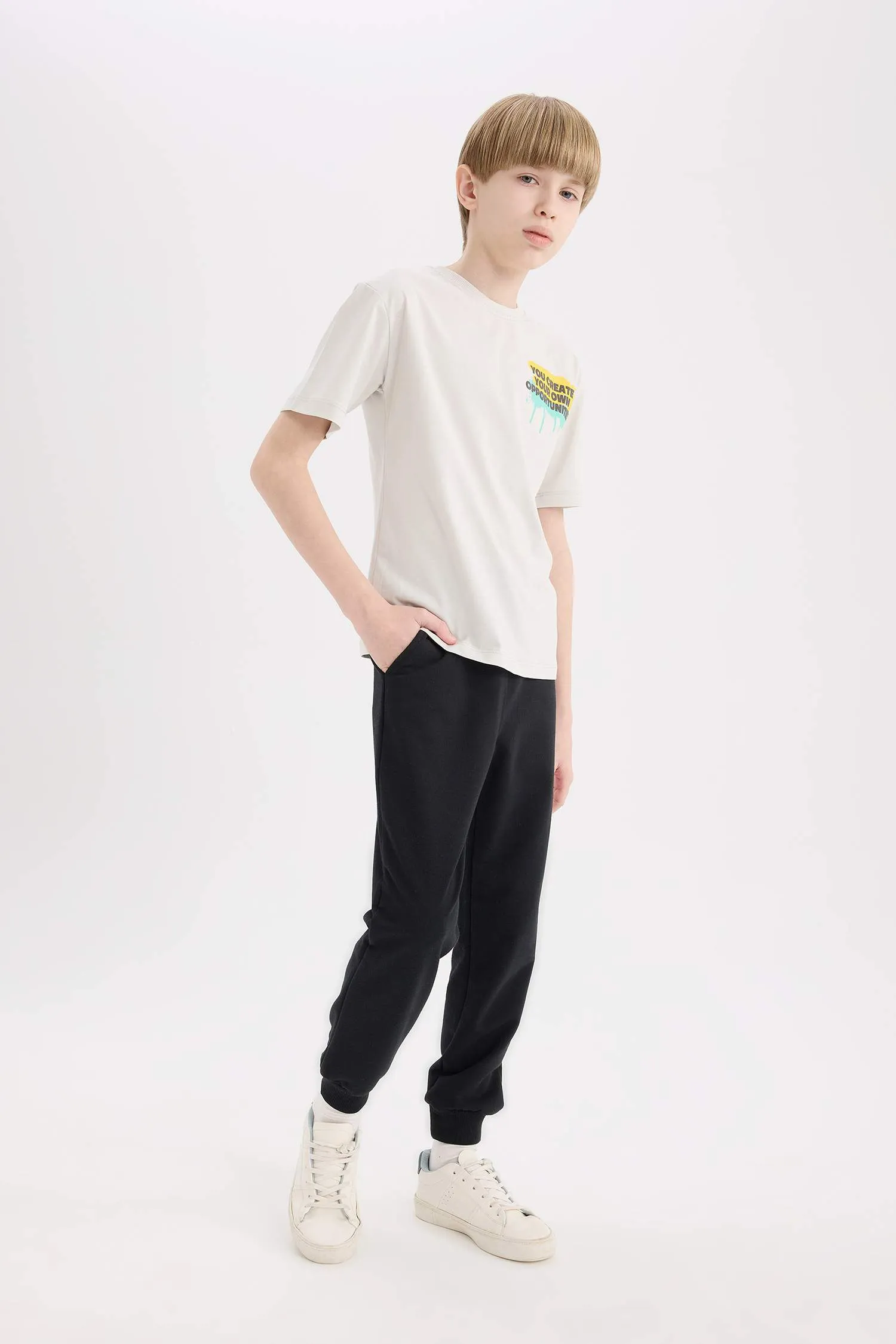 Boy Flexible Waist Sweatpants