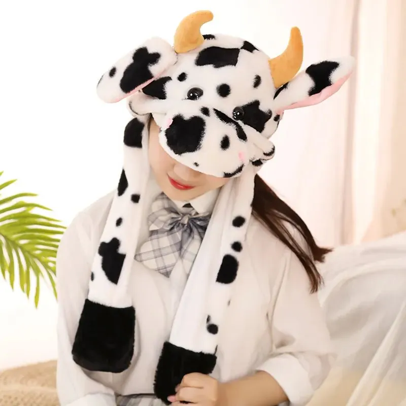 Bunny Ears Plush Animal Hat