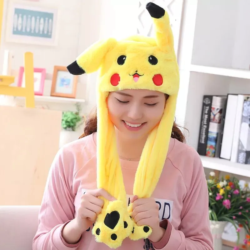 Bunny Ears Plush Animal Hat