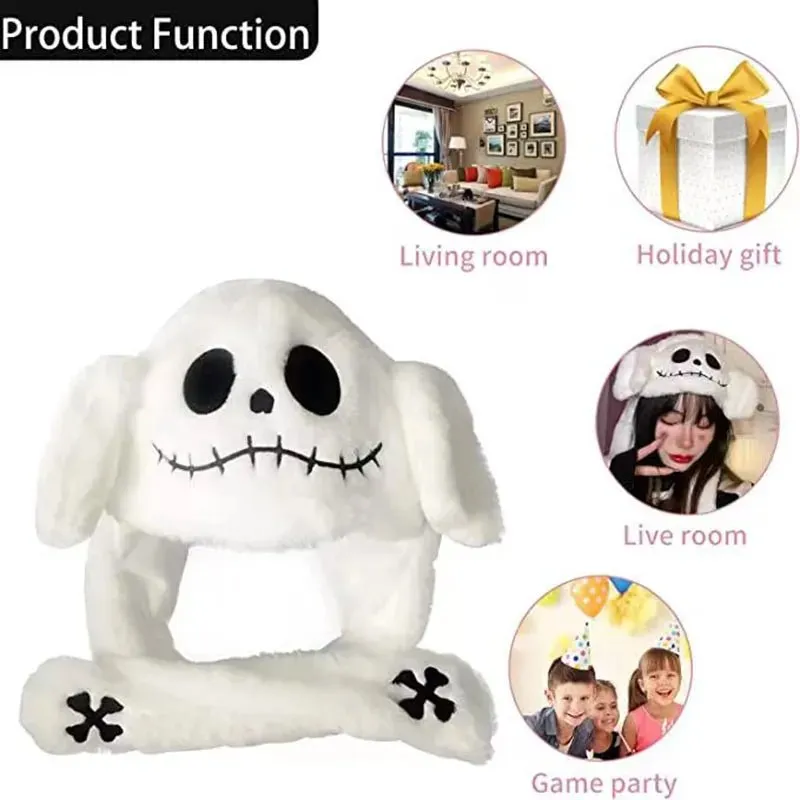 Bunny Ears Plush Animal Hat