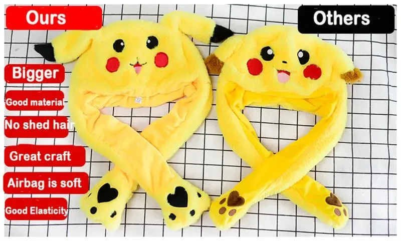 Bunny Ears Plush Animal Hat