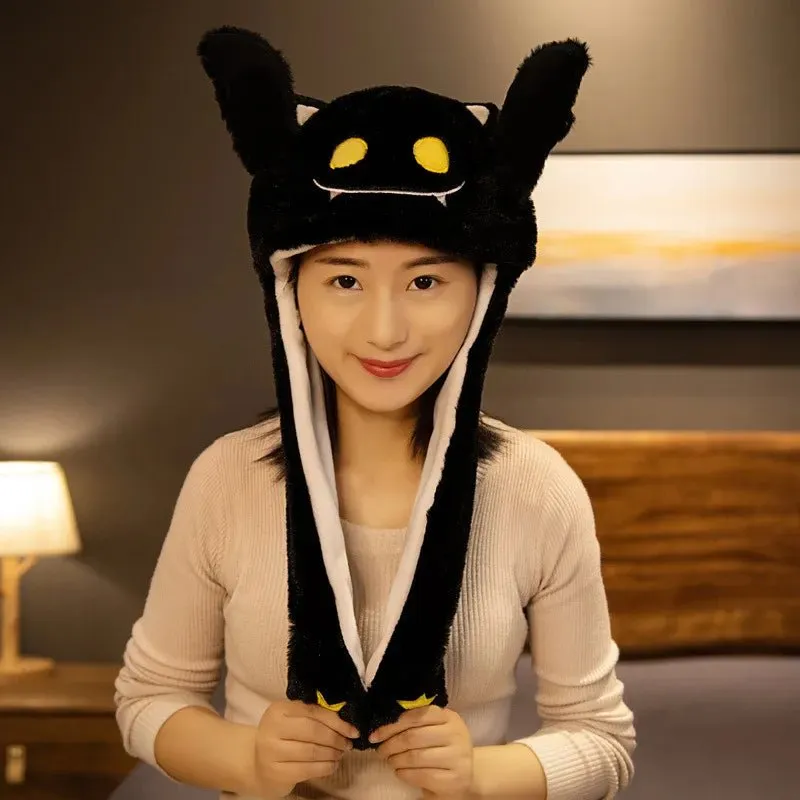 Bunny Ears Plush Animal Hat