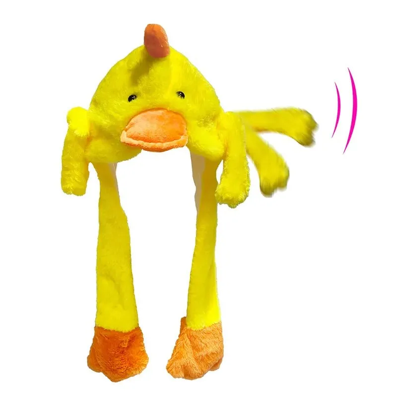 Bunny Ears Plush Animal Hat