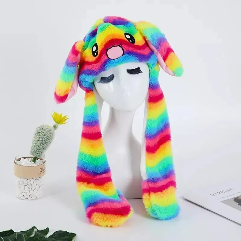 Bunny Ears Plush Animal Hat