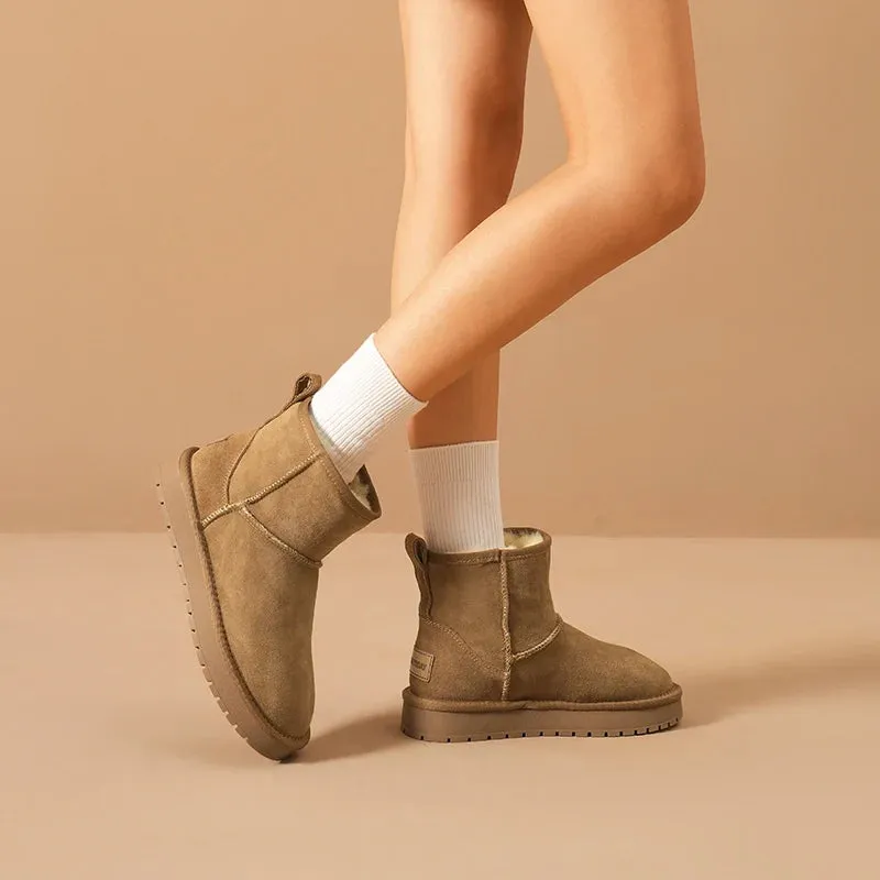 Camel Snow Boots