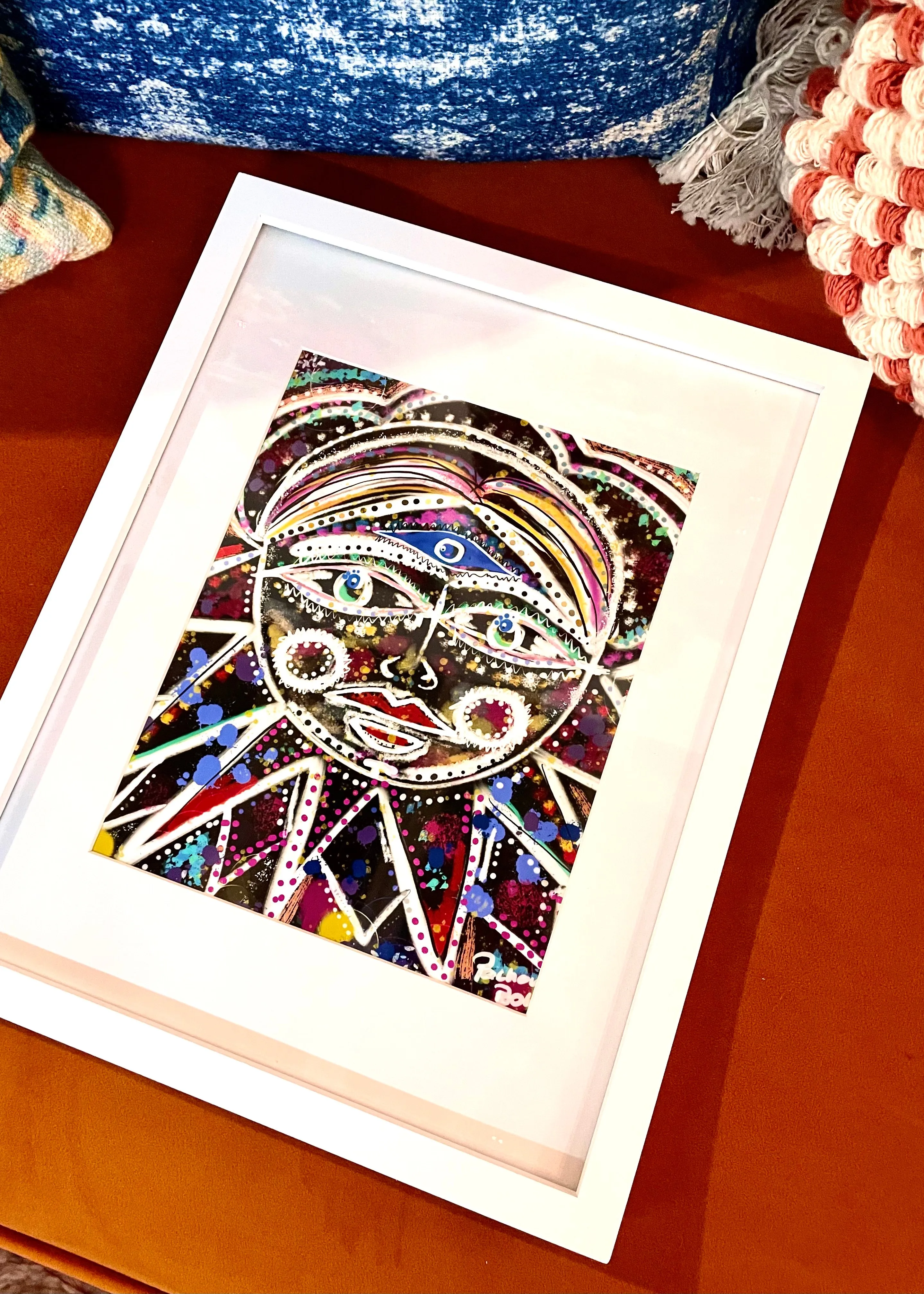 CANVAS ILLUSTRATION PRINT She in the wild
