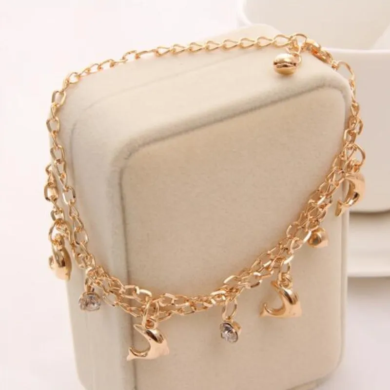 Charm Butterfly Multi Layer Bracelet Chain Women Wedding Jewelry