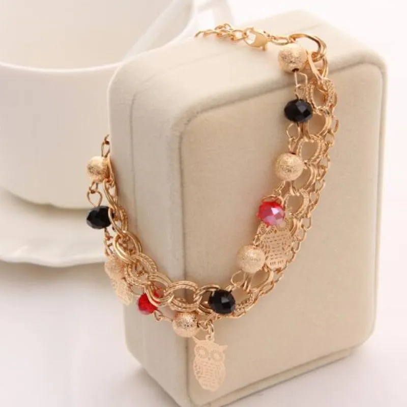 Charm Butterfly Multi Layer Bracelet Chain Women Wedding Jewelry