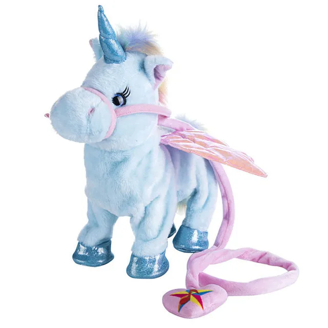Children's Soft Plush Electric Walking Unicorn Stuffed Toy