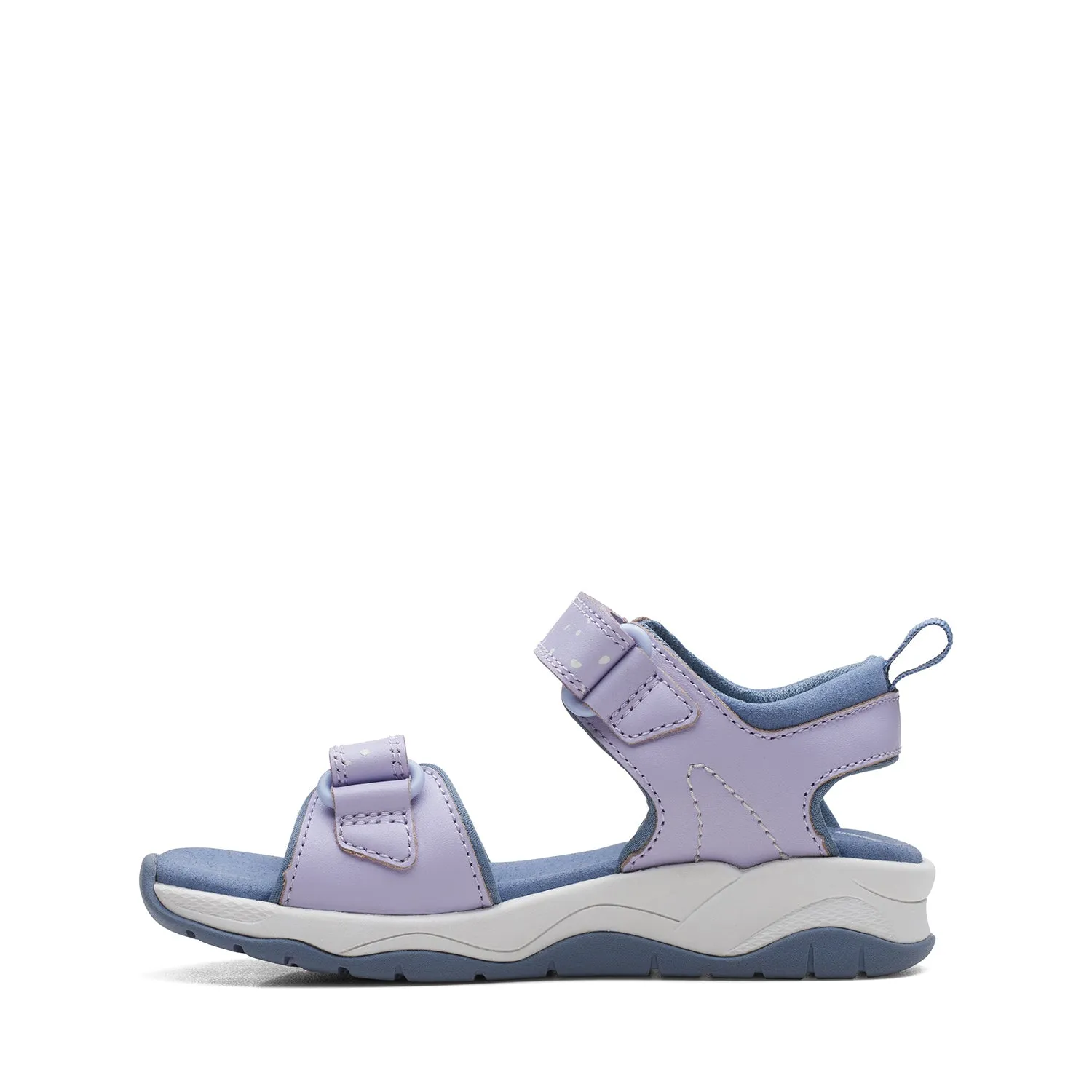 CLARKS GIRLS CLOWDER PRINT KID. (STANDARD FIT)