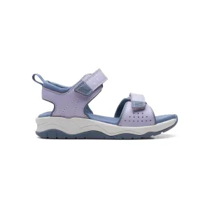 CLARKS GIRLS CLOWDER PRINT KID. (STANDARD FIT)