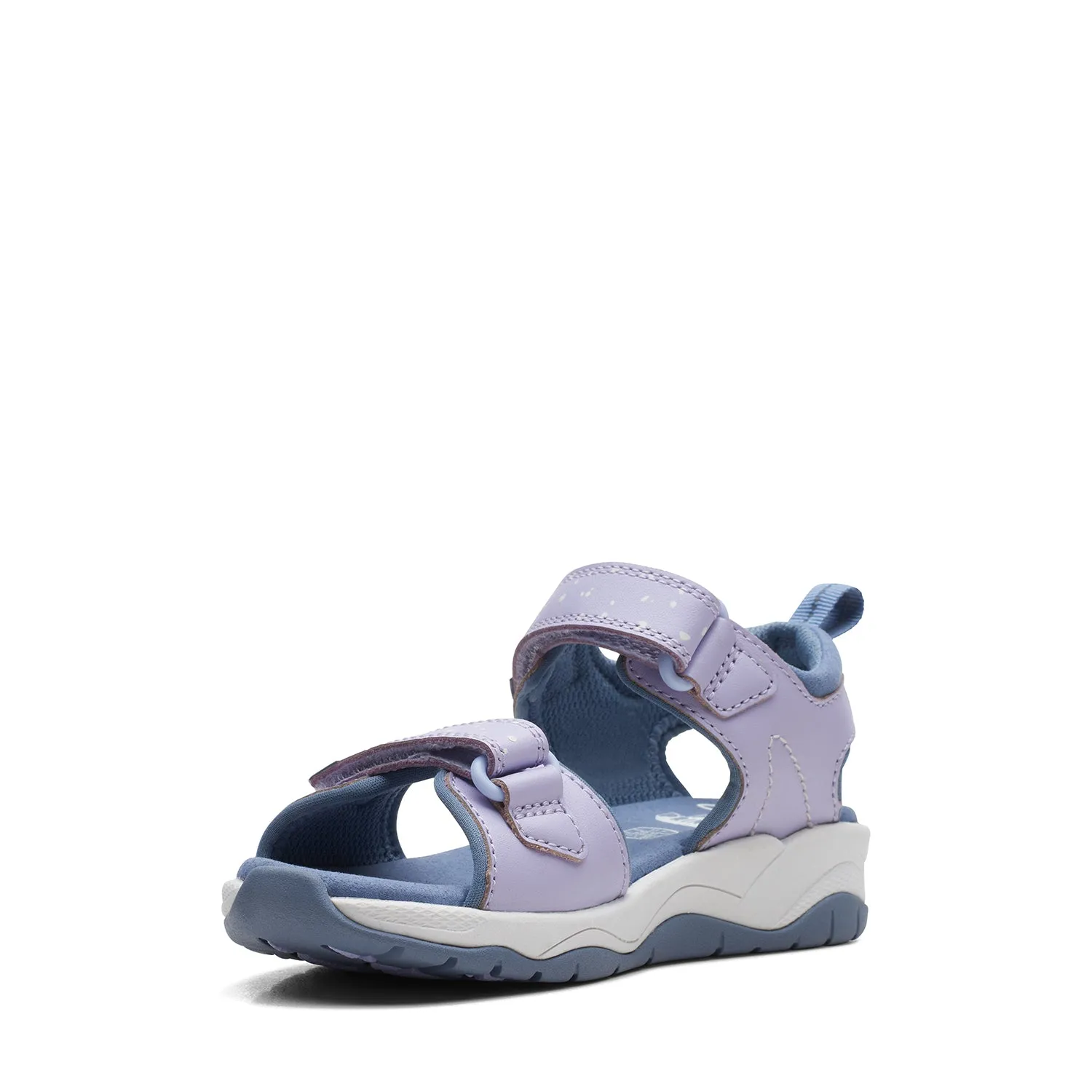 CLARKS GIRLS CLOWDER PRINT KID. (STANDARD FIT)