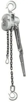CM Columbus McKinnon Puller Lever Tools, 1 1/2 Tons Capacity, 5 ft Lifting Height, 1 Fall, 89 lbf, 4045