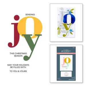Colour Mix Joy BetterPress Plate Spellbinders BPR-014