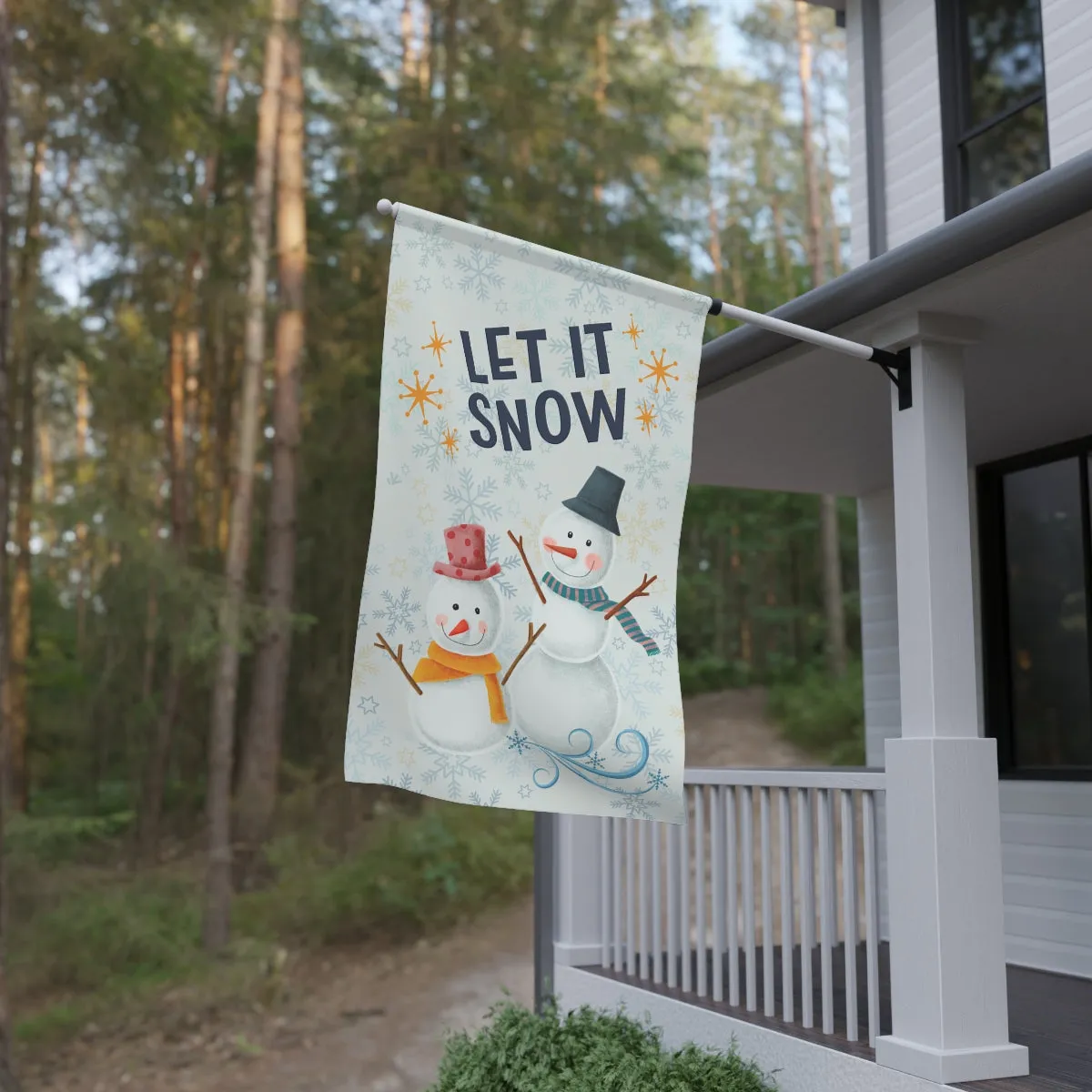 Cool Let it Snow - House Banner and Flag